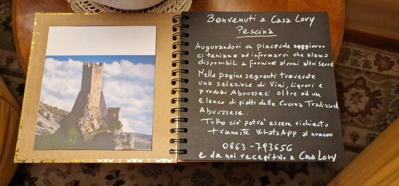 Casa Lory Apartment Pescina ภายนอก รูปภาพ